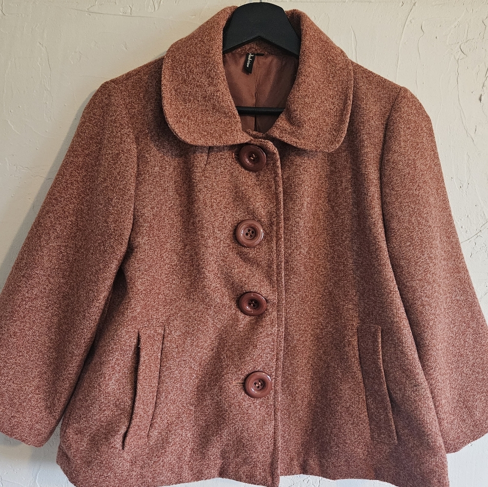 Ambition tweed cropped jacket size medium
